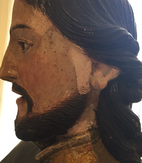 Restauro della statua di San Rocco
